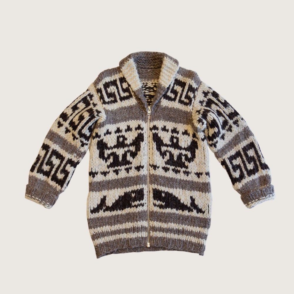 Hand Knit Cowichan Sweater